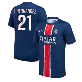 Paris Saint-Germain Lucas Hernandez #21 Hjemme skjorte 2024-25 Kortermet